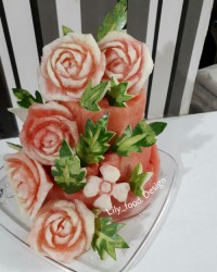 تزیین هندوانه یلدا