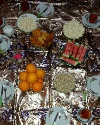 (۶۶) سفره شب یلدا۹۶