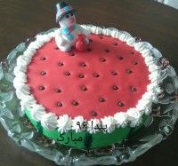 اینم کیکم برای شب یلدا ..