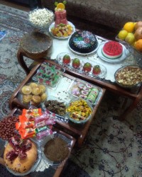 میز شب چله