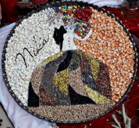 تزیین تخمه وپفیلاشب یلداسفارش دیروز