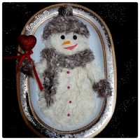 آدم برفیه پشمکی