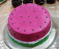 کیک هندوانه شب یلدا