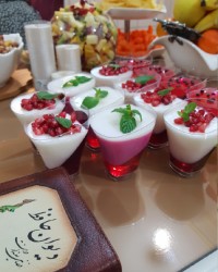 دسر سه لایه انار