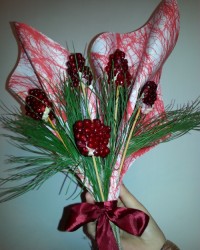 دسته گل اناری....