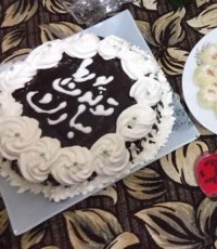 این کیکم واسه تولدداداش جونیم