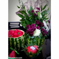 تزیین هندوانه شب یلدا