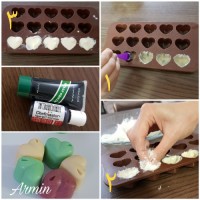 شکلات قالبی با مغز پشمک