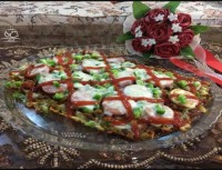 اینم پیتزا خوشمزه ام