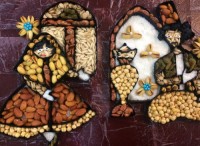 تزیین آجیل شب یلدا