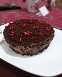 کیک شکلاتی نسکافه ای