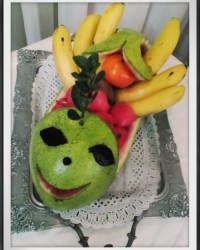 تزیین هندوانه شب یلدا