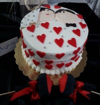 کیک سالگردازدواج منو همسر عزیزم??