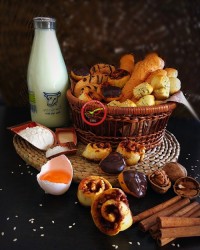 یک سبد نان خانگی