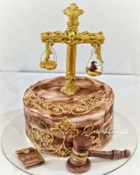 کیک با تم وکالت