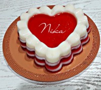 ژله بستنی دورنگ