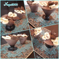 کرم شکلات با میوه