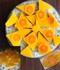 چیزکیک_نارنگی برا دورهمی فامیلی