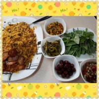 لوبیا پلو و مخلفات