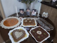 حلواهای من برای مراسم ختم انعام پدر و برادرانم