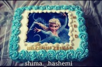 کیک تصویری با تم السا