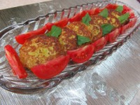 کتلت کدو سبز بدون روغن (رژیمی)