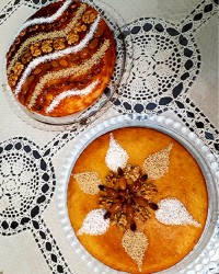 کیک آجیلی یلدای ۹۶