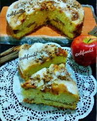 کیک سیب ودارچین