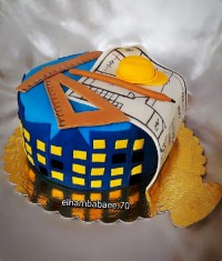 کیک تولد با تم مهندسی