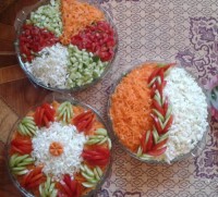 سالادهای من واسه مهمونی
