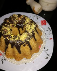 کیک پختم به چ خوشمزگی