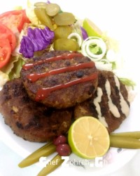 همبرگر گوشت