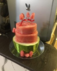 کیک هندوانه ویژه یلدا