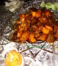 خوراک گوشت چربو چیلی من