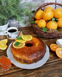 کیک پرتقالی با بافتی سبک و عالی