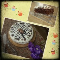 کیک شکلاتی ترد با کدو سبز