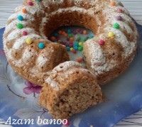 کیک سیب گردو دارچین