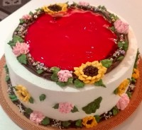 کیک اسفنجی شیری