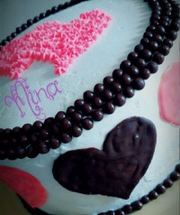 کیک برای سالگرد عقد دوست عزیزم