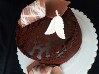 کیک باسس براق طرح ترک یا پوست ماری