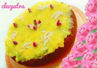 کیک پرتقالی با سس مخصوص