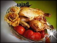 مرغ شکم پر مامان پز