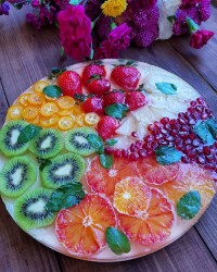 چیز کیک میوه ای