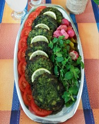 کوکواسفناج با سیب زمینی