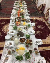 پاگشای عروسمون با دست پختای خواهرگلم