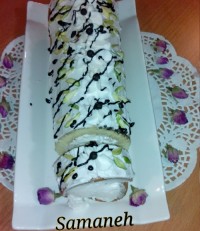 رولت خامه ای سمانه پز