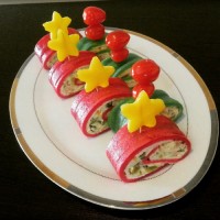 رول کرپ مرغ