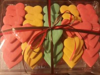 بیسکویت های رنگی رنگی