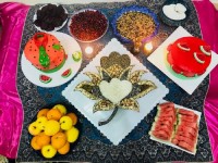 سفره شب یلدا خونه آجی جونم