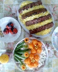 چلوکباب کوبیده